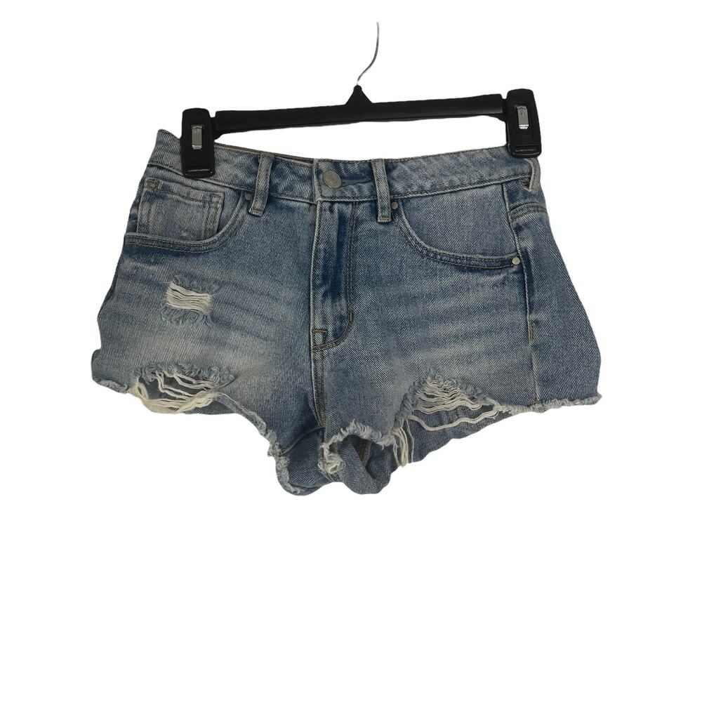 High Rise Festival Short Women 23 Micro Mini Distressed Denim Cut Off Shorts